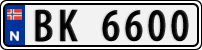 License plate of Norway, Trailers, motorcycles, special vehicles