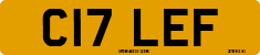 License plate of the United Kingdom, 1983 year system