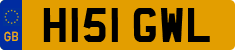 License plate of the United Kingdom, 1983 year system