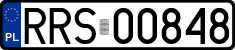 License plates of Poland, Regular car plates
