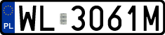 License plates of Poland, Regular car plates