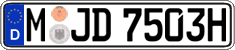 German license plate, Plates for oldtimers (type 