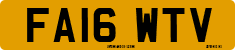 License plate of the United Kingdom, 2001 year system
