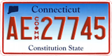 Connecticut, Commercial vehicles (AB-12345)