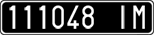License plate of Italy, Cars (1927 year series)