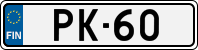 License plate of Finland, Cars