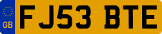 License plate of the United Kingdom, 2001 year system
