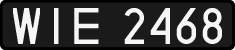 License plates of Poland, 1976 year system