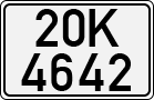 License plate of Vietnam, Cars