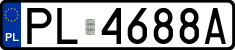 License plates of Poland, Regular car plates