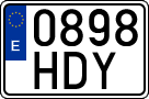 License plates of Spain, Ordinary (2000)