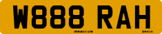 License plate of the United Kingdom, 1983 year system