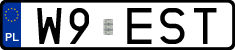 License plates of Poland, Vanity Plates