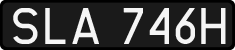 License plates of Poland, 1976 year system