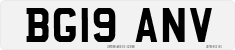 License plate of the United Kingdom, 2001 year system