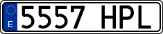 License plates of Spain, Ordinary (2000)