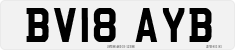 License plate of the United Kingdom, 2001 year system