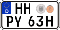 German license plate, Plates for oldtimers (type 