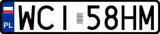 License plates of Poland, Regular car plates
