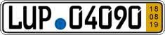 German license plate, Short-term transit plates