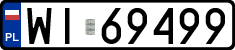 License plates of Poland, Regular car plates