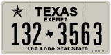 Texas, Exempt (123-4567)