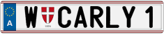 License plate of Austria, Vanity Plates
