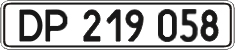 License plate Ukraine, Diplomatic