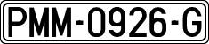 License plates of Spain, Official and military plates