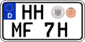 German license plate, Plates for oldtimers (type 