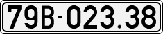 License plate of Vietnam, Cars