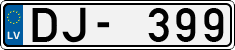 License plate of Latvia, Regular car plates