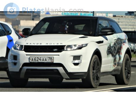 а624аа78, Land Rover Range Rover Evoque
