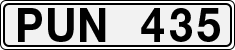 License plate of Sweden, Regular plates