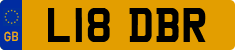 License plate of the United Kingdom, 1983 year system