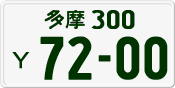 License plate of Japan, Private owners