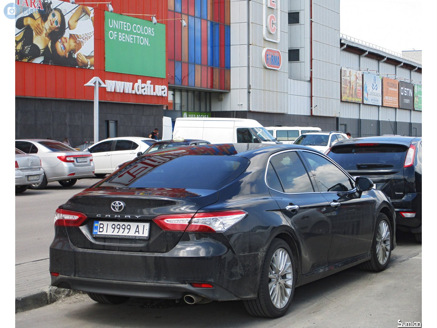 BI 9999 AI, Toyota Camry 7th gen (XV50; Global-market), facelift, 2014–2018