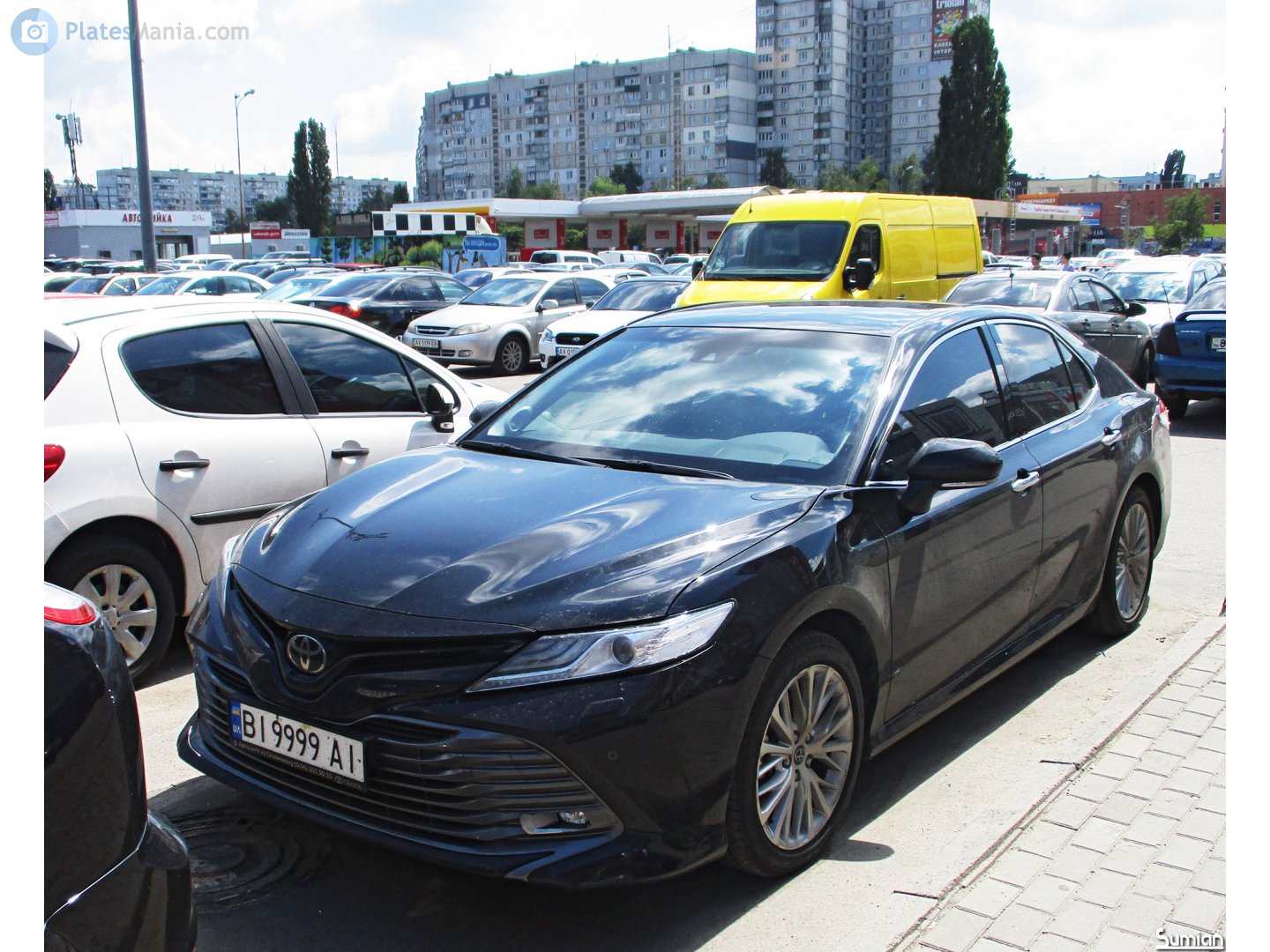 BI 9999 AI, Toyota Camry 7th gen (XV50; Global-market), facelift, 2014–2018