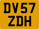 License plate of the United Kingdom, 2001 year system