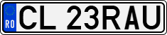 License plate of Romania, Regular plates