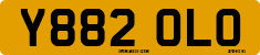 License plate of the United Kingdom, 1983 year system