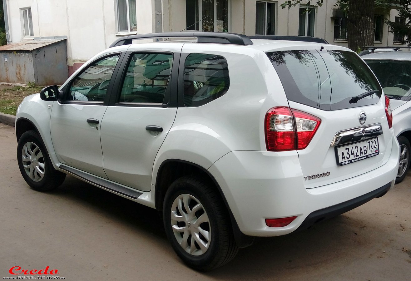 а 342 ав 702, Nissan Terrano 3rd gen (D15; IN- and CIS-market), 2013–2022