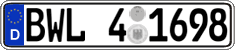 German license plate, Regional authorities