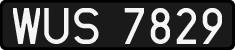 License plates of Poland, 1976 year system