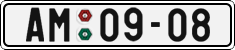 License plate of the Czech Republic, Cars (1960)