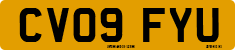 License plate of the United Kingdom, 2001 year system