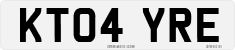 License plate of the United Kingdom, 2001 year system