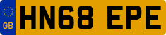License plate of the United Kingdom, 2001 year system