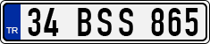 License plate of Turkey, Regular plates