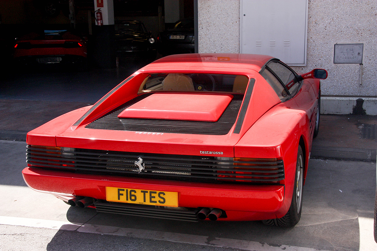 F16TES, Ferrari Testarossa 1st gen (F110), 1984–1991
